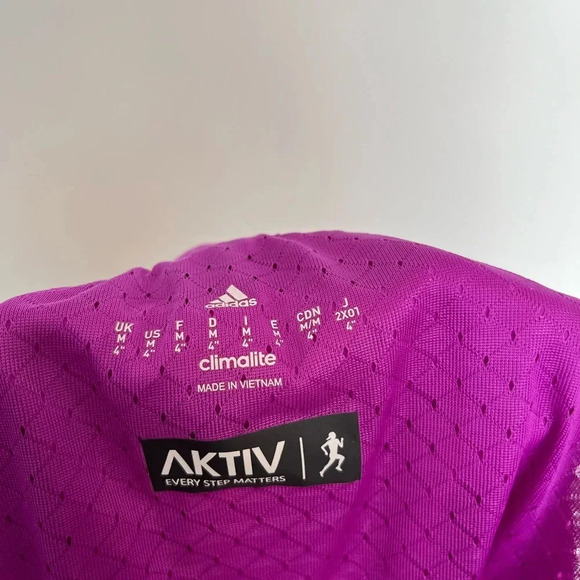 Adidas aktiv purple  and pink shorts size 4 - Picture 5 of 6